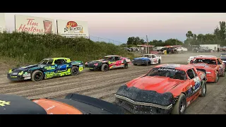 Main event feature race with Racin Jason Fontaine #1J at Merrittville Speedway - 07.09.22