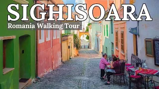 4K SIGHISOARA |The Most Charming City in Romania?| - Walking Tour in Transylvania 2023