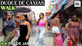🇧🇷 Walking in DUQUE DE CAXIAS | Baixada Fluminense, Rio de Janeiro【 4K 】 ⁶⁰