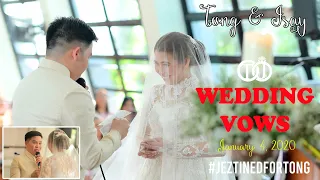 WEDDING VOWS | JEZTINEDFORTONG | TONG ISAY