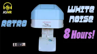 🔊White Noise Therapy - 1970s Bonnet HAIR DRYER 8 Hours! ASMR - Relax🌎 Sleep 💤 Concentrate💡