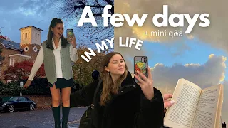 a few days in my life | self care, sad days + mini q&a | VLOG