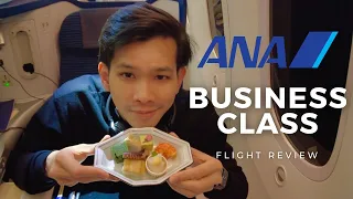 NON-STOP EATING in ANA Business Class!