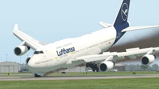 Flight Attendant Tries To Emergency Land Boeing 747 After Captain Pilot Had A Heart Attack | XP11