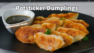 Soft & Crispy Potsticker Dumplings (Gyoza's)