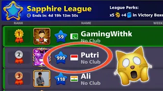 8 Ball Pool -  LEVEL 999 entered in My LEAGUE ft ( Lionel Wacci ) GamingWithK