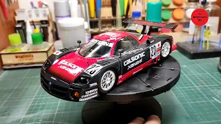 Сборка Nissan R390 GT1 от Tamiya в 24-м масштабе. Финал.