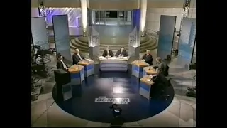 Bundestagswahl 1998 - Wahlausgang - Elefantenrunde nach der Wahl - Bonner Runde