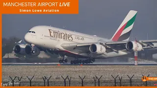 🔴|  Manchester Airport  -  Live multi-camera streaming from EGCC  -  Sat 25th Mar