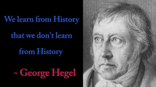 Why we don't learn from history