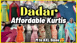 दादर मार्केट - Dadar Market Mumbai | Cotton Kurtis & dress set at cheapest prices | M to 6XL Size