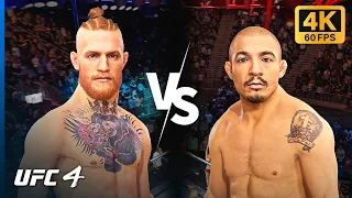 UFC 4: Conor McGregor vs José Aldo | Complete Fight | PS5 Gameplay [4K 60FPS]