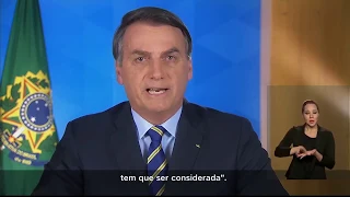 Pronunciamento do presidente Jair Bolsonaro - 31/03/2020