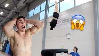 Pro gymnast tries Team gym