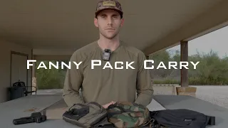 Concealed Carry EDC Options | Fanny Pack Carry