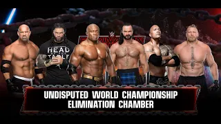 ROCK VS BROCK VS ROMAN VS GOLDBERG VS BOBBY VS DREW | WWE ELIMINATION CHAMBER |