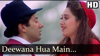 Deewana Hua Main Deewana - Ajay Songs - Sunny Deol - Karishma Kapoor - Kumar & Alka Hits - Romantic