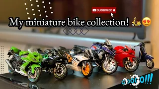 My miniature bike collection & toy science 😄🤓