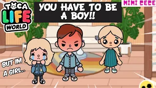 MÌNH LÀ CON GÁI, NHƯNG BA BẮT MÌNH LÀM CON TRAI.. 😢 | Dad Forces Me To Be A Boy - Toca Sad Story