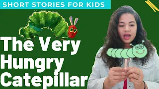 The Very Hungry Caterpillar | Short English stories for kids #hungrycaterpillar #puppetstories