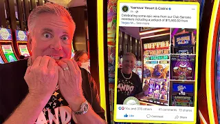 I Won SO MUCH MONEY the casino posted it on social media!