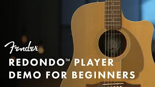 Fender Redondo Player Demo For Beginners | Fender