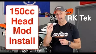 How to Install the RK Tek Head on 2017 KTM 150 XC-W