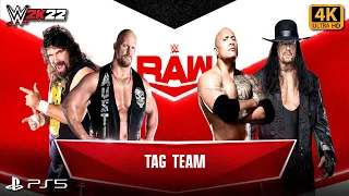 FULL MATCH - "Stone Cold" Steve Austin & Cactus vs. The Rock & The Undertaker - Tag Team: Raw