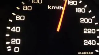 Honda Legend 1997 acceleration 40-150km/h (151kw 3.5L V6)