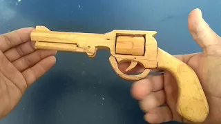 How To Make Colt Revolver From Wooden Amazing WoodWorking Art We Make Gun From Wood