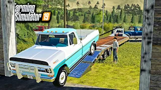 OLD BARN FIND! 1971 FORD PICKUP MINT CONDITION! (ROLEPLAY) | FARMING SIMULATOR 2019