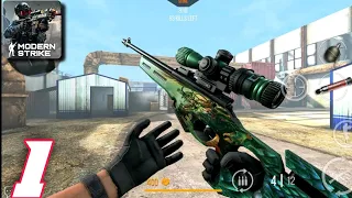 Modern Strike online :Tutorial Walkthrough Gameplay part 1(Android ios)