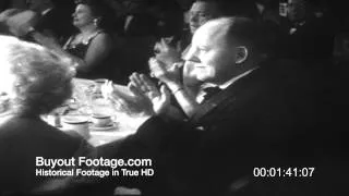 HD Stock Footage Republicans Salute Ike at Madison Square Garden 1956 Newsreel