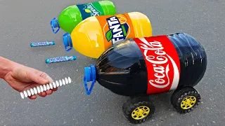 XXL Coca Cola, Fanta & Sprite  Rocket with Mentos 🚀