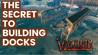 Valheim - The Secret Trick to Building Docks