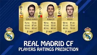 FIFA 19 | REAL MADRID FC PLAYERS RATINGS PREDICTION | w/ Ronaldo, Kroos & Sergio Ramos