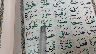 Learn Quran in English Beginner level - Noorani Qaida - Learn Quran for Beginners Lesson 19