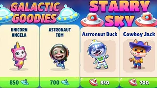 Talking Tom Gold Run vs Running Pet Decoration Home Galactic Goodies vs Starry Sky event Gameplay