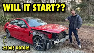 Rebuilding A Cheap 2018 BMW M6 From Copart! WILL IT START?!