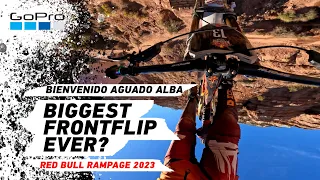 GoPro:  The Biggest Front Flip Ever?  Bienvenido Aguado Alba goes HUGE at Red Bull Rampage 2023