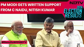 NDA Meet In Delhi | PM Modi Gets Written Support From C Naidu, Nitish Kumar, Oath On Saturday