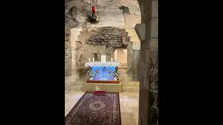 Singing Schubert's Ave Maria in the Basilica of the Annunciation in Nazareth