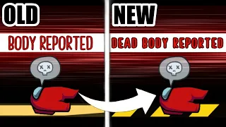 new REPORT body SOUND effect is Scary-OLD vs New Update in Among US