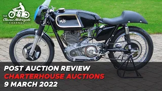 Charterhouse - Post Auction Review (motorcycles) - 9 March 2022