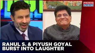 Piyush Goyal & Rahul Shivshankar Burst Into Laughter During Discussion On New Tax Regime, Here's Why