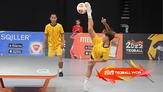 Czech Republic vs Thailand - Mixed Doubles (Quarterfinals) - Teqball World Championships 2022