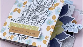 No Binding Easy Mini Album Tutorial w/ Layers | Falloween Junk Journal 🍁