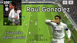 Review Epic Raul Gonzalez: Chúa nhẫn thành Madrid đá cực cháy | Efootball 2024 | BeerPES