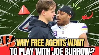 🚨FREE AGENTS  SPILL ON WHY THEY'RE EAGER TO PLAY ALONGSIDE JOE BURROW.