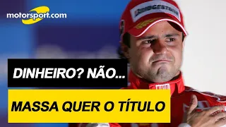 MASSA expõe RECUSA de NELSÃO PIQUET em relação à busca de JUSTIÇA por 2008 e expõe POSTURA DE ALONSO